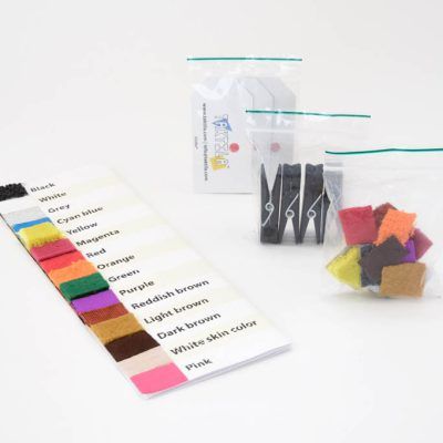 Starters kit with Color chart, stickers, clothespins and labels